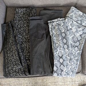 Lot Of 3 Victoria’s Secret Sport Leggings Workout Tights Medium Long